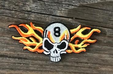 Totenkopf mit Flamme Totenkopf mit Flamme